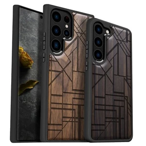 Holz Handyhülle für Samsung Galaxy S24 S23 Ultra S22 S21 Plus FE Note20 5G Abdeckung - Bild 1 von 12