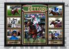 Frankie Dettori Horse Racing legend /Memorabilia/Collectable/gift signed #279