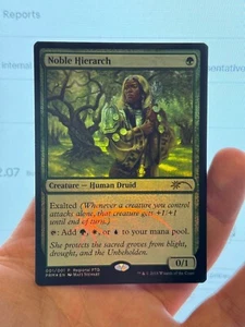 1X FOIL Noble Hierarch NM RPTQ MTG Magic Pro Tour Qualifier Promo Modern EDH - Picture 1 of 4