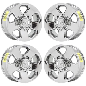 17" Dodge Ram 2500-3500 Truck Bright Chrome wheels Factory OEM 2498 EXCHANGE - Picture 1 of 8
