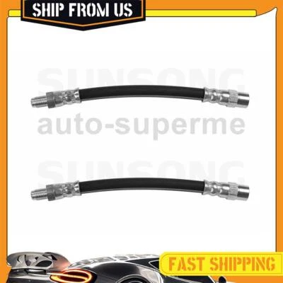 Rear Outer Brake Hose Line 2PCS For Volkswagen Golf 1985-1999 - Image 1 of 4