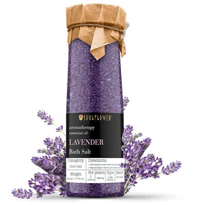 Soulflower Bath Salt for Body & Foot Spa & Aromatherapy - Picture 1 of 17