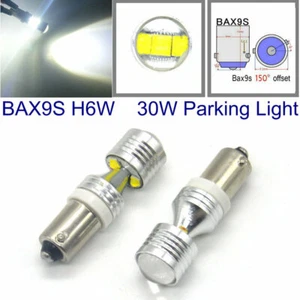 2x BAX9S H6W 64132 64113 White 6000K LED Parking Lights For Mercedes W210 E420 - Picture 1 of 6