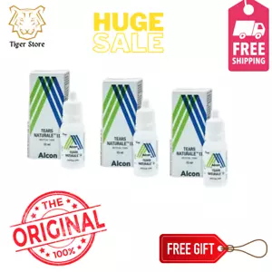 3 x Alcon Tears Naturale II 15ml Gleitmittel beruhigende & feuchtigkeitsspendende Augentropfen - Bild 1 von 1