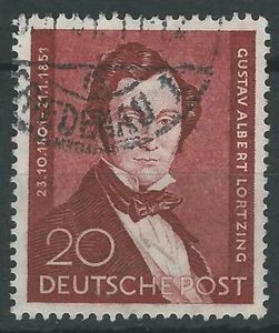 BERLIN. 1951. Death Centenary of Lortzing (Composer) Commemorative. SG: B74 Used - Foto 1 di 2