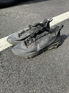 Size 8 - Nike React Element 55 Triple Black - Picture 1 of 5