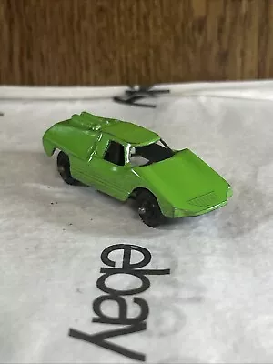 Vintage Tootsie Toy Green Fiat Abarth Toy Car Metal - Image 1 of 4