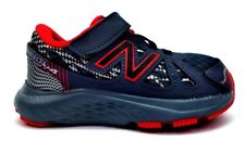 New Balance Kids Running Shoes Hook & Loop Lightweight Athletics Shoes Navy Red