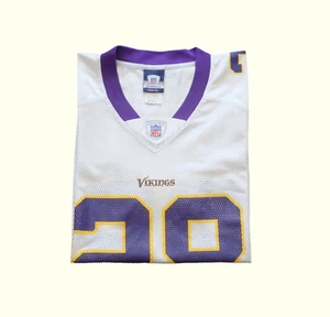 NFL REEBOK MINNESOTA VIKINGS ADRIAN PETERSON #28 VTG Y2K JERSEY MENs SZ M 2004 - Picture 1 of 8