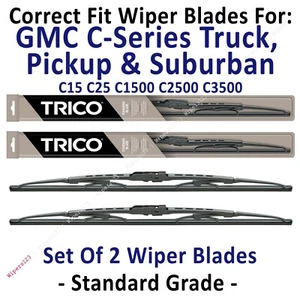 Limpiaparabrisas 2-Pack Standard - fit 1973-1978 GMC C15 C25 C1500 C2500 - 30160x2 - Imagen 1 de 1