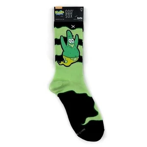Odd Sox Spongebob Patrick Crew Socks Mens Womens Nickelodeon Ghost Novelty Gift - Picture 1 of 8
