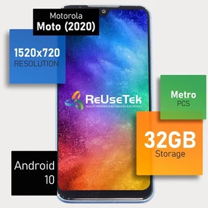 Motorola Moto (2020) XT2052-6 | 6.2" | 32GB | Metro PCS | Good | Midnight Blue - Picture 1 of 16