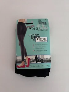 Love Your Assets Spanx Tights Ankle Length Shaping Black Size 1 - Picture 1 of 4