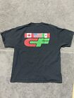 T-shirt vintage CF Consolidated Freight 2XL camionneur USA Canada Mexique Con-Way XPO