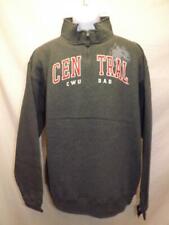 New Central Washington Wildcats "Dad" Mens Size XL XLarge Gray 1/4 Zip Pullover