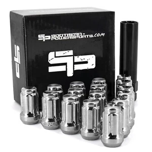 Can Am Maverick X3 Max Wildcat XX Tapered Lug Nuts M12 X 1.50 W/Key 16/PK Chrome - Picture 1 of 4