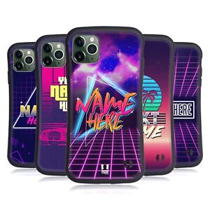 CUSTOM PERSONALIZED 80'S GRAPHICS HYBRID CASE FOR APPLE iPHONES PHONES