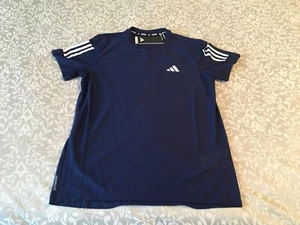 ADIDAS RUNNING OWN THE RUN Kurzarmshirt AEROREADY IN1502 DK Blau Herren S - Bild 1 von 6