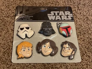 New 2023 Disney Star Wars Trooper. Vader. Boba. Luke. Leia. Hans. 6 Set MagBOX 2 - Picture 1 of 2