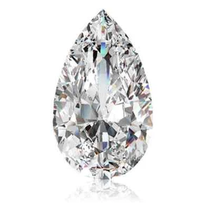 KUBISCHE ZIRKONIA WEISSE BIRNE FACETTIERT 6AAAA CZ LOSE STEINE (3x2 mm - 20x15 mm) - Bild 1 von 1