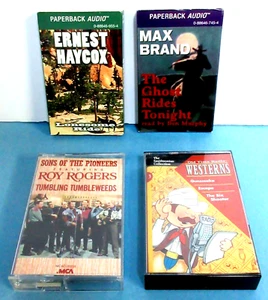 Ernest Haycox Lonesome Ride & Max Brand Ghost Rides Paperback Audio Book Plus 2 - Bild 1 von 9