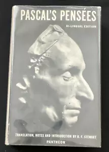 Pascal's Pensees, Bi-lingual Edition, H. F. Steward, DJ, Hardcover (1950) RARE - Picture 1 of 4