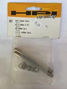 Genuine HPI Racing 86633 Shaft 6x80mm (2pcs) Baja 5T/5SC/5B/5B Flux/5SC SS/5b SS - Picture 1 of 1