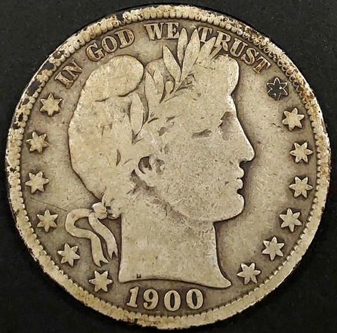 1900 Barber Half Dollar! Cover