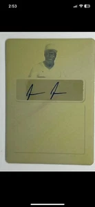 1/1 TERMARR JOHNSON 2022 Leaf  Yellow Printing Plate Auto PA-TJ1  1/1 - Picture 1 of 2