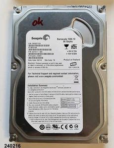 HDD / Festplatte / Seagate Barracuda / ST380215A/ 80 GB/ IDE/ 3,5 Zoll/ 7200 RPM - Bild 1 von 3