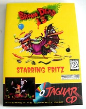 Brain dead 13 atari jaguar cd case cd + jacket/replacement box + cover