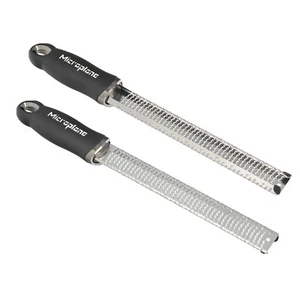 Microplane Classic Citrus Zester and Cheese Grater, Stainless Steel Non-Slip NEW - Picture 1 of 2