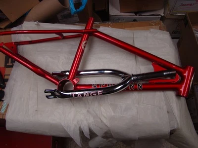 MINI QUADRO SCRAMBLER VINTAGE SCHWINN 16" COM GARFO TANGE - Imagem 1 de 4