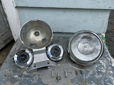 Kawasaki Vulcan EN 500 1990-1996 Faro Faro Luz Lámpara Bocinas PROBADO FUNCIONANDO Foto 1 de 4