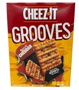 Galleta crujiente Cheez It Grooves Bold Cheddar 9 oz - Imagen 1 de 1