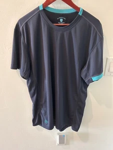 Bluesmiths Hydrophobic The Kahana Hawaii Shirt XXL Short Sleeve NAVY BLUE $118 - Picture 1 of 13