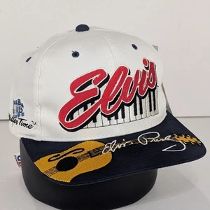 Vintage Elvis Presley x Rusty Wallace Snapback Mütze weiß Miller Sports Image NASCAR - Bild 1 von 16