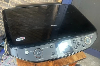 Epson Stylus Photo RX595 All-In-One Inkjet Printer USED but works fine - Image 1 of 4