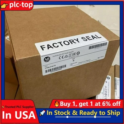 AB 1756-PA75 SER B ControlLogix AC Power Supply Allen Bradley 1756PA75 new - Image 1 of 4