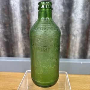 VTG Mountain Dew 10oz Hillbilly “It’ll Tickle Yore Innards” Textured Glass - Picture 1 of 11