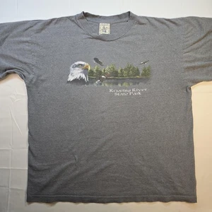 Vintage 90s Roaring River State Park Shirt Herren Extra Large Weißkopfseeadler USA - Bild 1 von 8