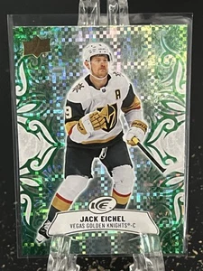 JACK EICHEL---2024-25 UD ICE---GREEN---VEGAS GOLDEN KNIGHTS----FREE SHIPPING - Picture 1 of 2