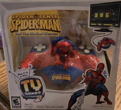 Spiderman Spider Sense 20011 Jakks Pacific Plug and Play TV Games NEW - Image 1 of 4