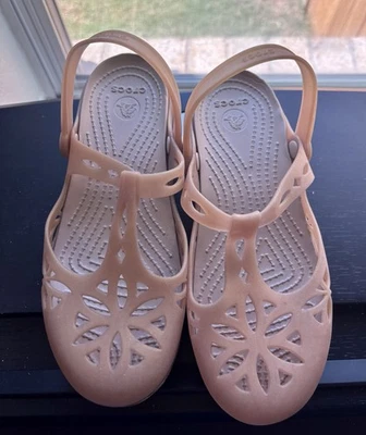 Crocs Women's Isabella Clogs Dark Gold Size 5 DISCONTINUED - Image 1 of 3