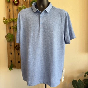 Lululemon Men XXL Evolution Polo Shirt Short Sleeve Swt Wicking Golf Stretch NWT - Picture 1 of 13