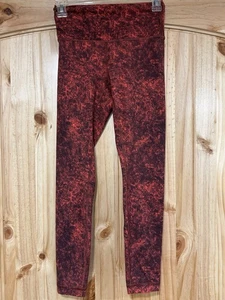 Lululemon Align High Rise Leggings Red And Black Size 4 - Picture 1 of 5