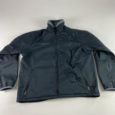 Columbia Jacket Mens XL Black Softshell Full Zip Interchange Fleece Outdoors - Image 1 of 4