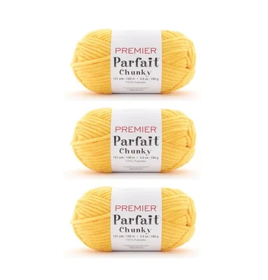Bundle of 3 - Premier Yarns Parfait Chunky Yarn - Summer Squash 1150-82 - Image 1 of 2