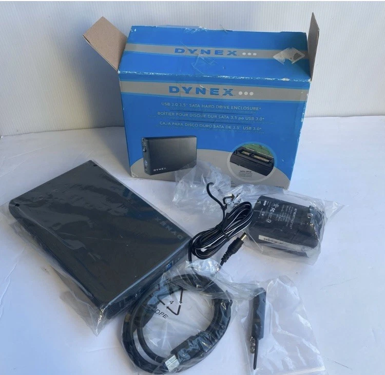 DYNEX USB 3.0 3.5" SATA hard drive enclosure - Image 1 of 4