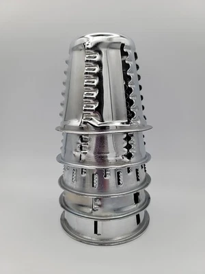Lot of 5  Saladmaster Cones Food Processor Cutter Slicer Shredder Grater Chopper - Image 1 of 4